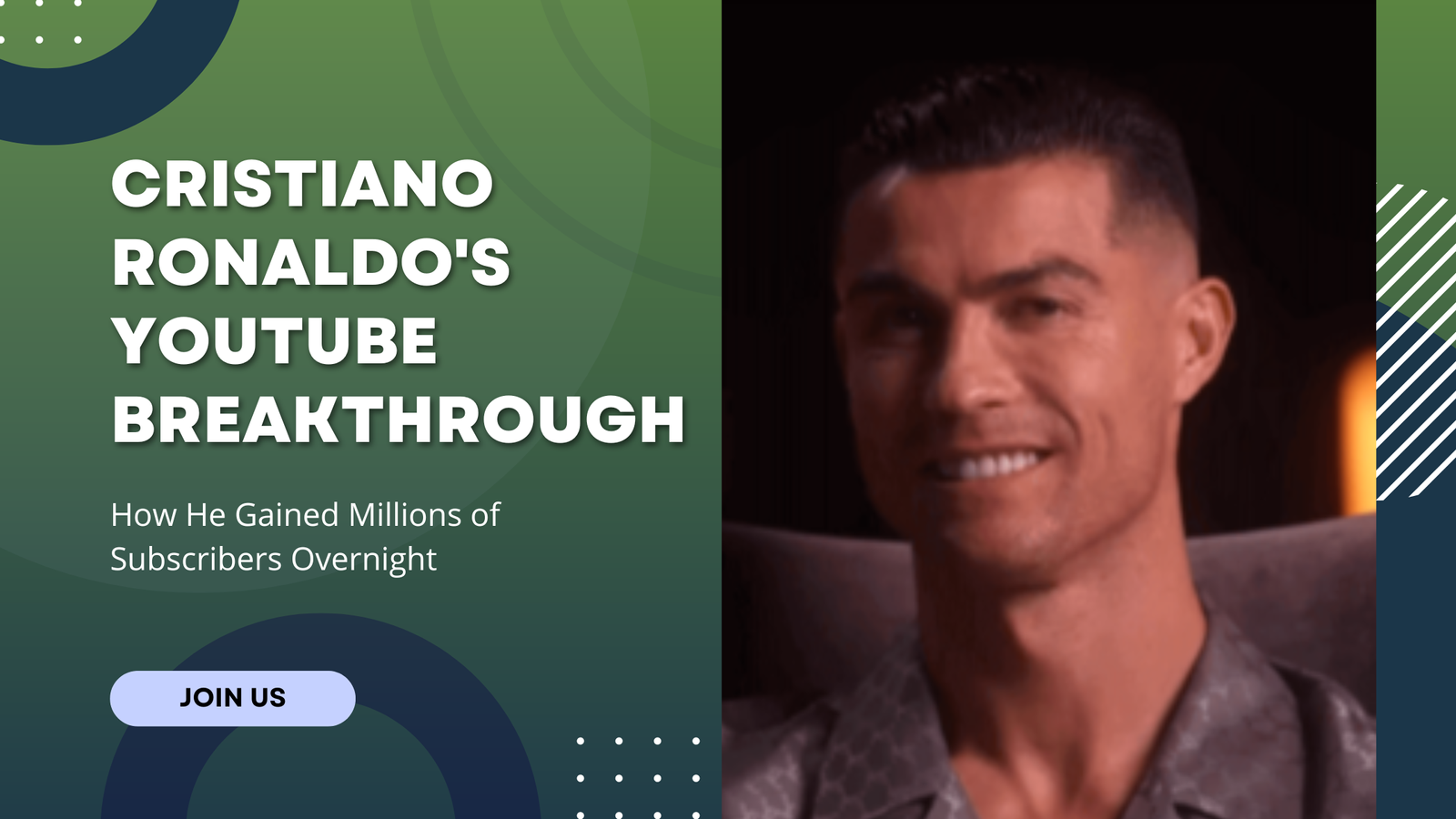 Cristiano Ronaldo's YouTube Breakthrough - TricksShala