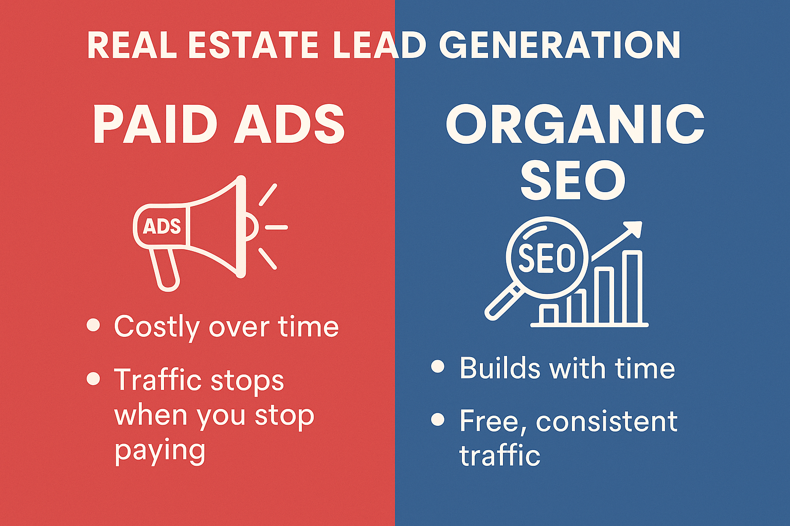 Real estate lead generation methods comparison 