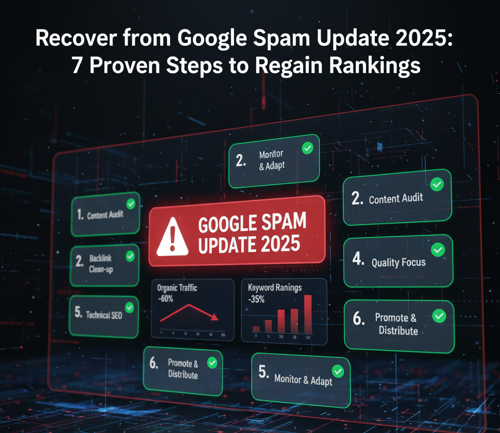Recover from Google spam update 2025 with EEAT and SEO audit