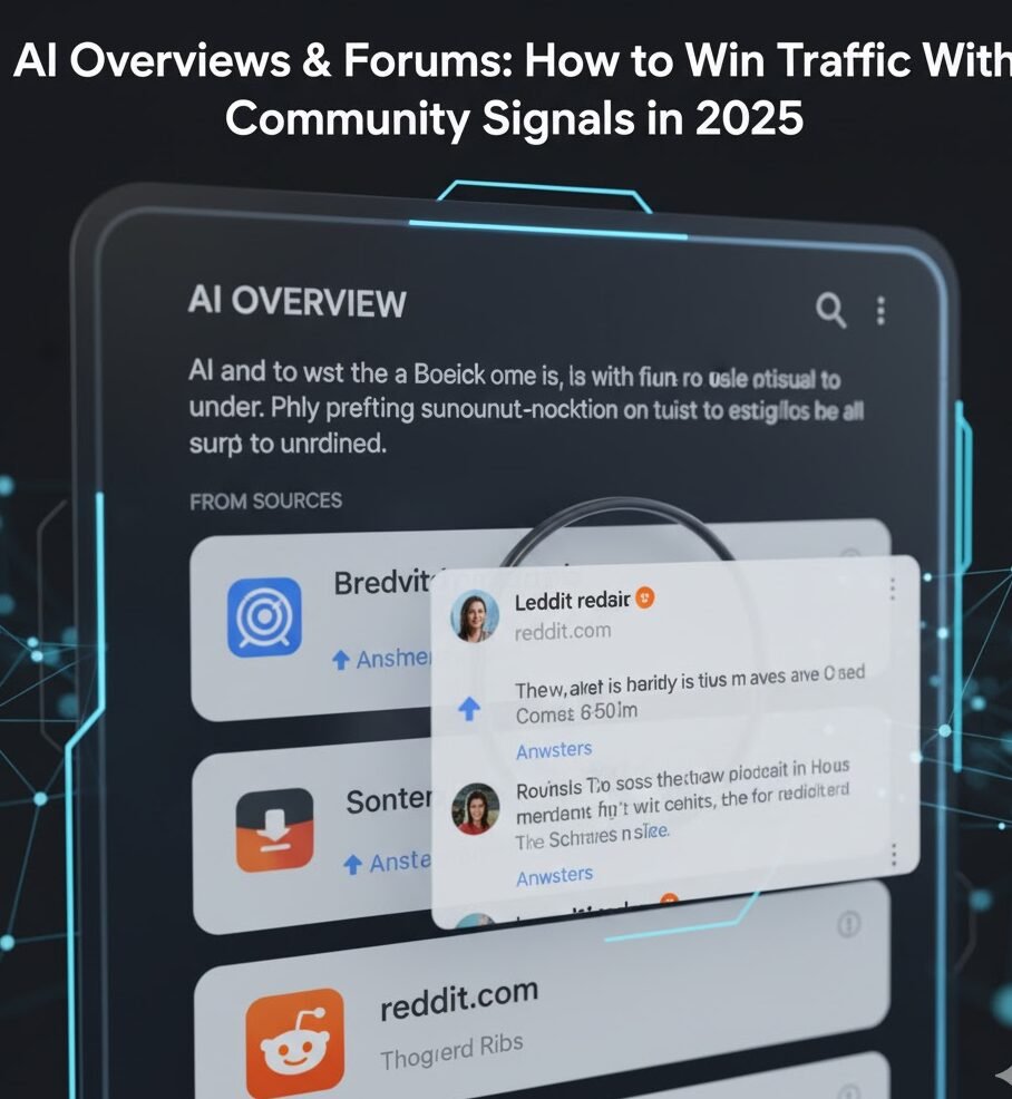 AI Overviews & Forums: How to Win Traffic With Community Signals in 2025