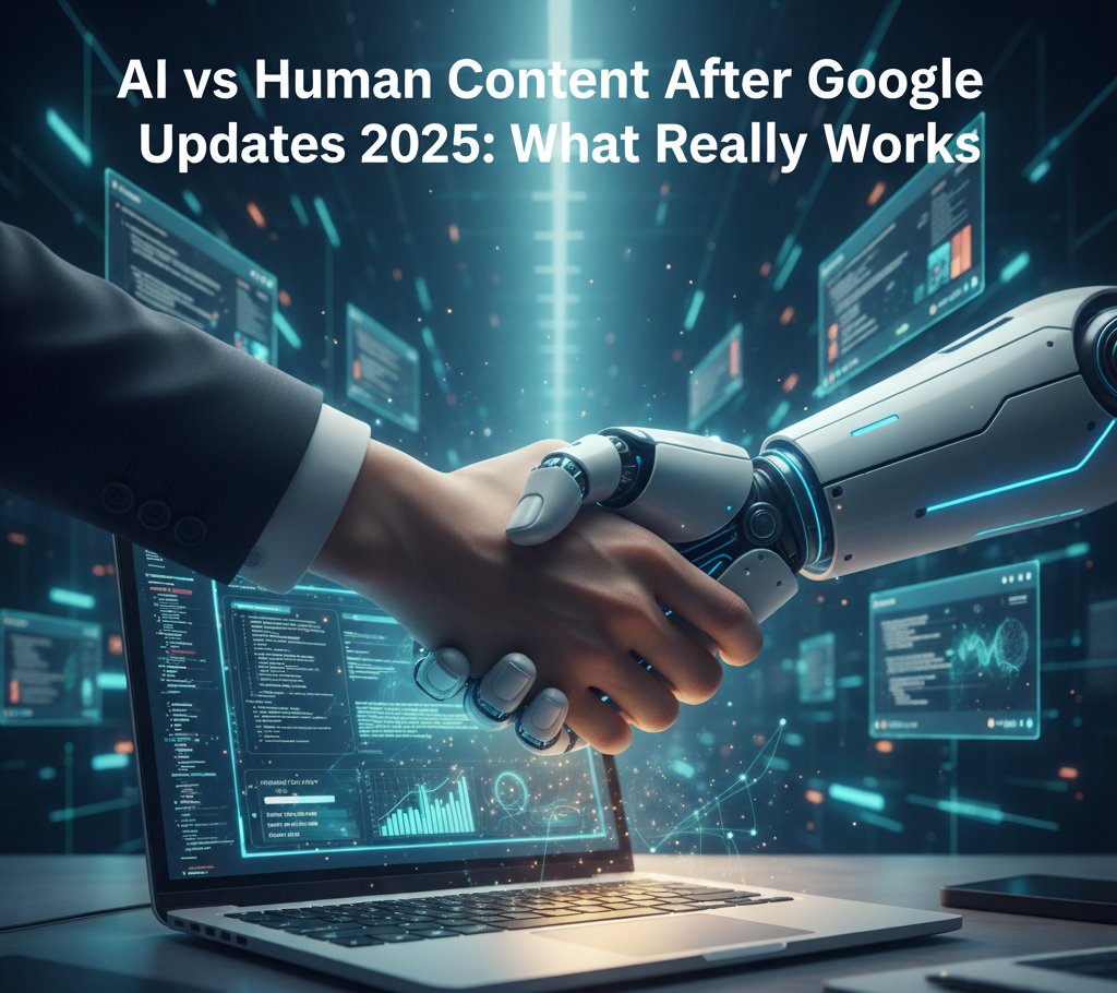 AI vs human content after Google updates 2025
